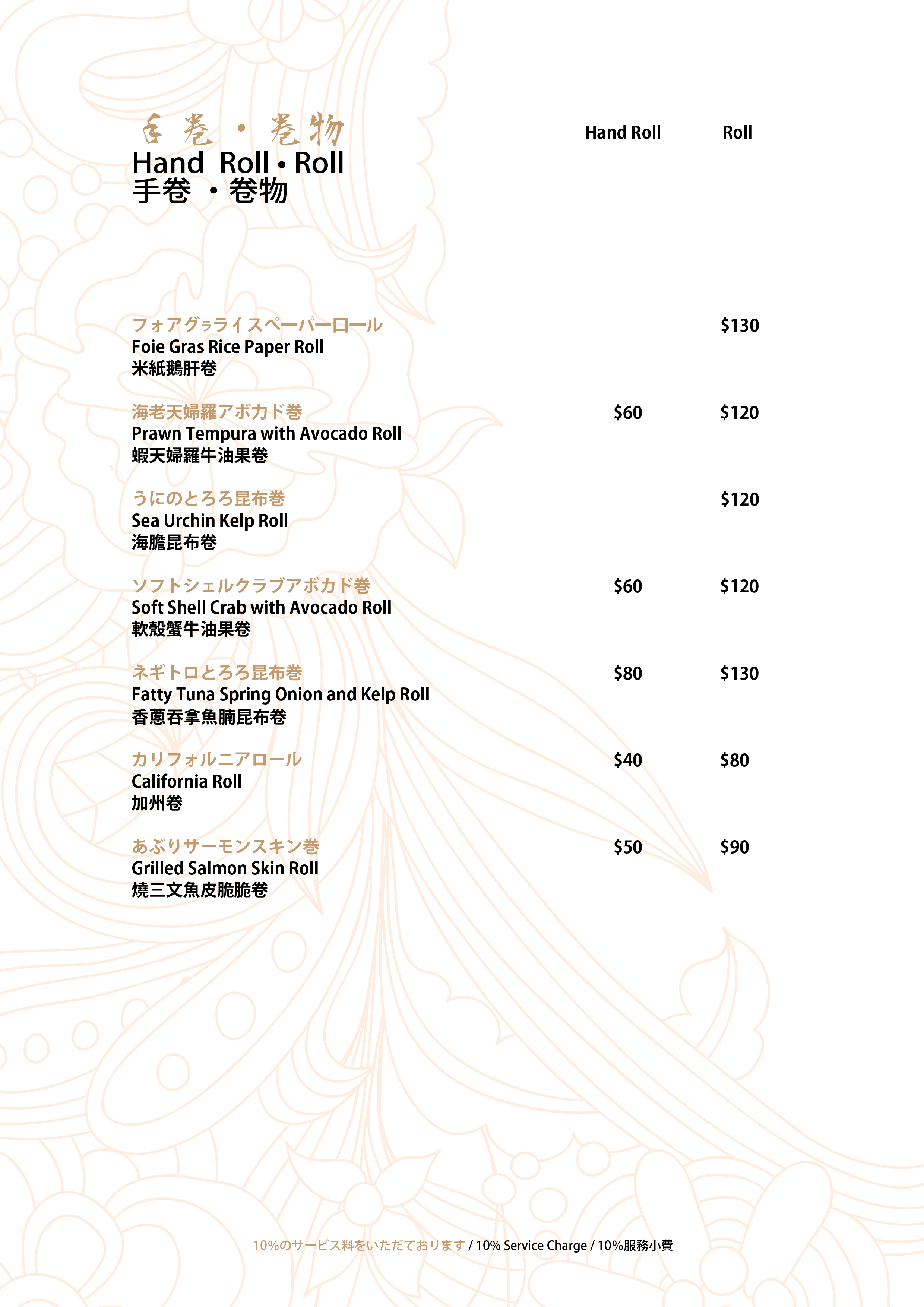 單點菜單